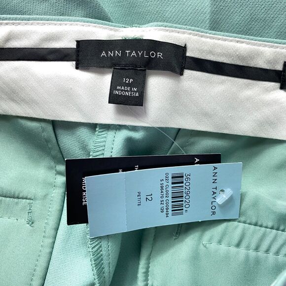 New Ann Taylor The Eva Ankle Pant Women's Size 12 Petite - Picture 3 of 9